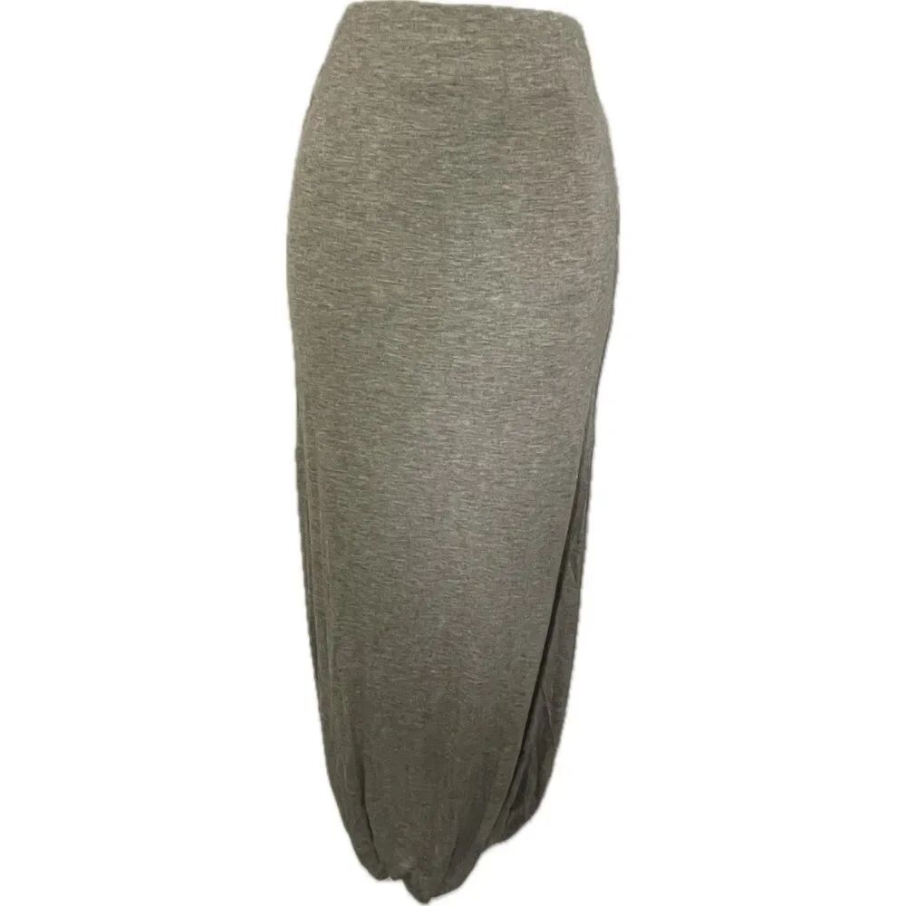RACHEL Rachel Roy Grey Stretch Midi Skirt Women’s Size XXL Retail $69